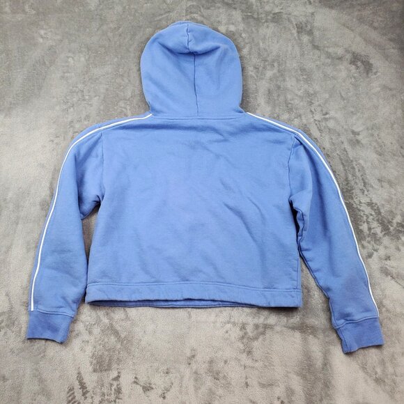 Cotopaxi Crop Hoodie Sweatshirt Light Blue Slogan Do Good Outdoor Nature Size L - Picture 4 of 9